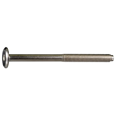 Midwest Fastener Binding Screw, 1.00mm (Coarse), Steel, Nickel, 4 PK 933692